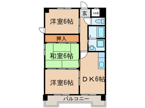 藤森ハイムの物件間取画像